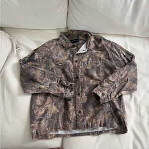 Men’s Camouflage Button-Up Abercrombie Shirt